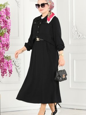 Siyah Cep Detaylı Takım