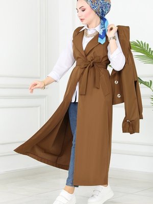 Taba İki Parçalı Trençkot Taba İki Parçalı Trençkot