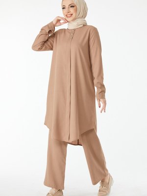 Bej Tunik Pantolon