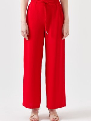 Bol Pantolon Kırmızı