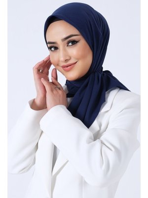 Lacivert Asya Eşarp