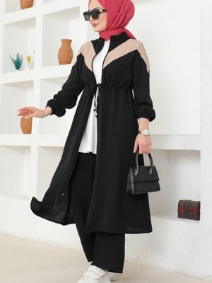 Siyah Beli Tünelli Takım