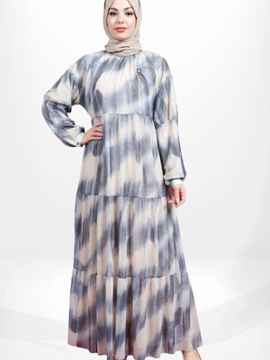 Mavi Tül Elbise Mavi Tül Elbise