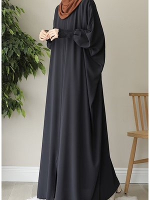 Didar Yarasa Kol Abaya Ferace Füme Didar Yarasa Kol Abaya Ferace Füme