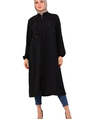 Giyim Büyük Beden Aerobin Kumaş Fermuarlı Kap