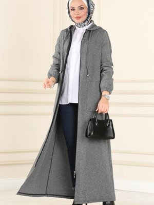 Gri Kuşgözü Detaylı Ferace Gri Kuşgözü Detaylı Ferace
