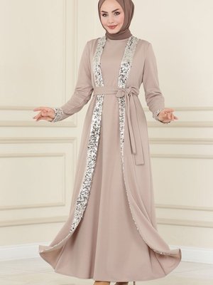 Vizyon Pul Detaylı Elbise