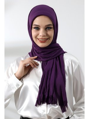 Mor Hazır Pratik Fitilli Pamuklu Şal Mor Hazır Pratik Fitilli Pamuklu Şal