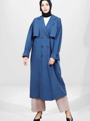 İndigo Trençkot