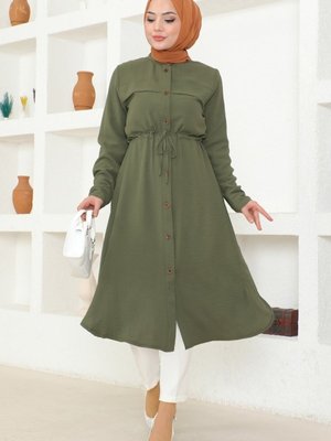 Haki Bolero Detaylı Aerobin Kap Haki Bolero Detaylı Aerobin Kap