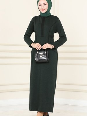 Zümrüt Kışlık Kalem Elbise