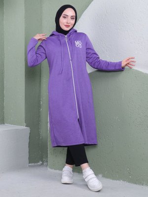 Koyu Lila Büyük B. Kap / Pardesü