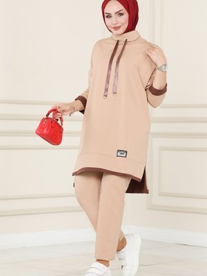 Bej Arma Detaylı Spor Takım