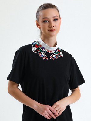 Çok Renkli Bakar Tek Yaka