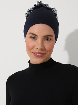 Lacivert Topuzlu Bone