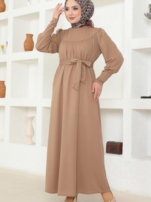 Vizyon İnci Detaylı Elbise