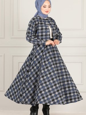 İndigo Ceketli Kışlık Takım İndigo Ceketli Kışlık Takım