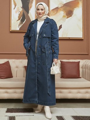 Lacivert Denim Ceket Lacivert Denim Ceket