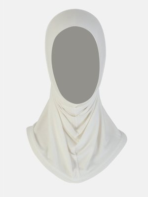 Beyaz Düz Çocuk Türbanı