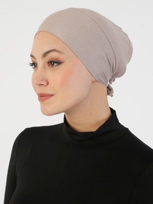 Koyu Vizon Jersey Düz Lüx Bone Koyu Vizon Jersey Düz Lüx Bone