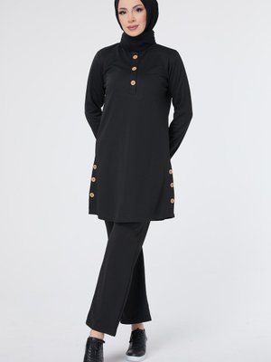 Sıyah Tunik+pantolon