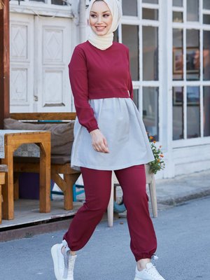 Bordo Tunik + Pantolon
