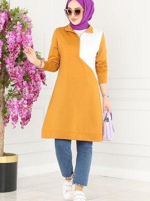 Hardal Garnili Spor Tunik Hardal Garnili Spor Tunik