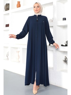 Lacivert Kolu Lastikli Ferace Lacivert Kolu Lastikli Ferace