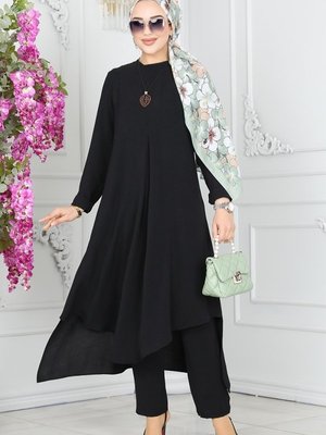 Siyah Kolyeli Mevsimlik İkili Takım