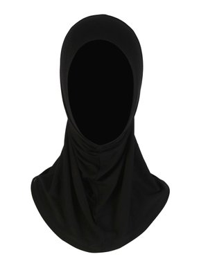 Siyah Düz Çocuk Türbanı