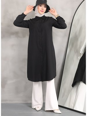 Uzun Gömlek Tunik Poplin Kumaş