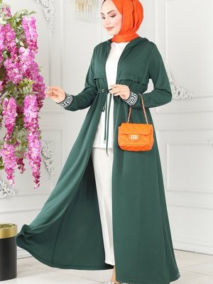 Zümrüt Ribana Detaylı Spor Ferace