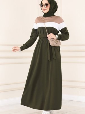 Vizyon & Haki Garnili Elbise