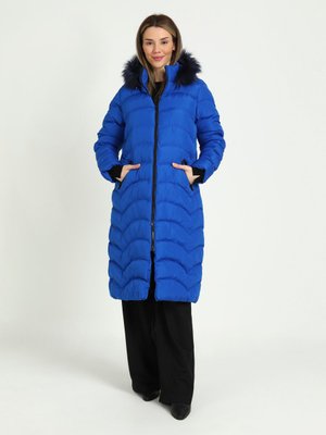 Kürklü Şişme Mont Saks