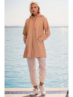 Sütlü Kahve Kapüşonlu Kap Sütlü Kahve Kapüşonlu Kap