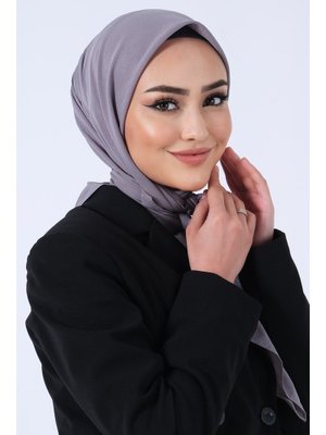 Koyu Füme Asya Eşarp