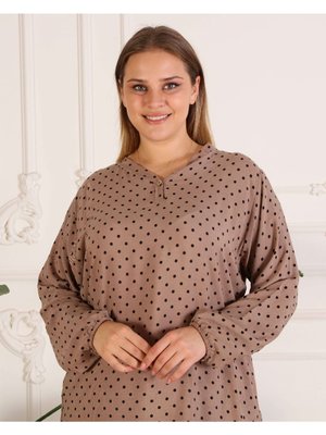 Viskon Yumuşak Kumaş Pamuklu Dokuma Rahat Tunik