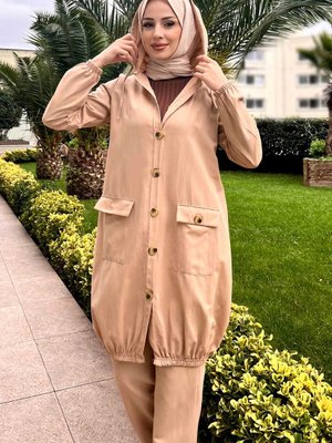 Bej Tunik + Pantolon