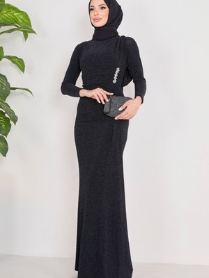 Sıyah Abiye Elbise