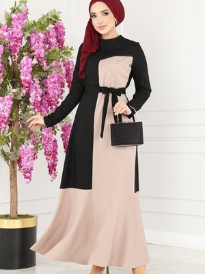 Siyah Zincirli Elbise