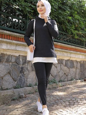 Tunik + Pantolon Antrasıt Tunik + Pantolon Antrasıt
