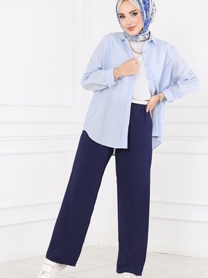 Lacivert Bol Paça Aerobin Pantolon Lacivert Bol Paça Aerobin Pantolon