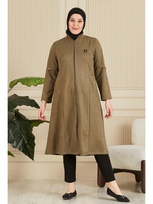 Haki Giyim Büyük Beden m Yaka Armalı Kap Pardesü Haki Giyim Büyük Beden m Yaka Armalı Kap Pardesü