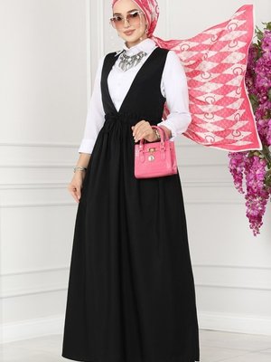 Siyah Beli Bağcıklı Terikoton Jile