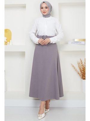 Gri Kemerli Mevlana Etek