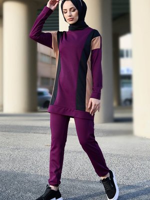 Mor Tunik Pantolon