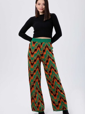 Yesıl Triko Pantolon