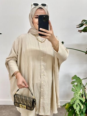 Oversize Cepli Gömlek Oversize Cepli Gömlek