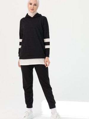 Tunik + Pantolon Siyah