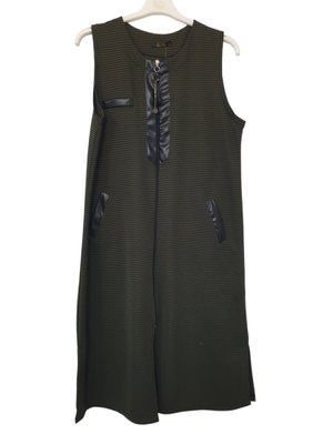 Ottoman Derili Uzun Fermuarlı Yelek